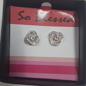 Silver Studd Earrings